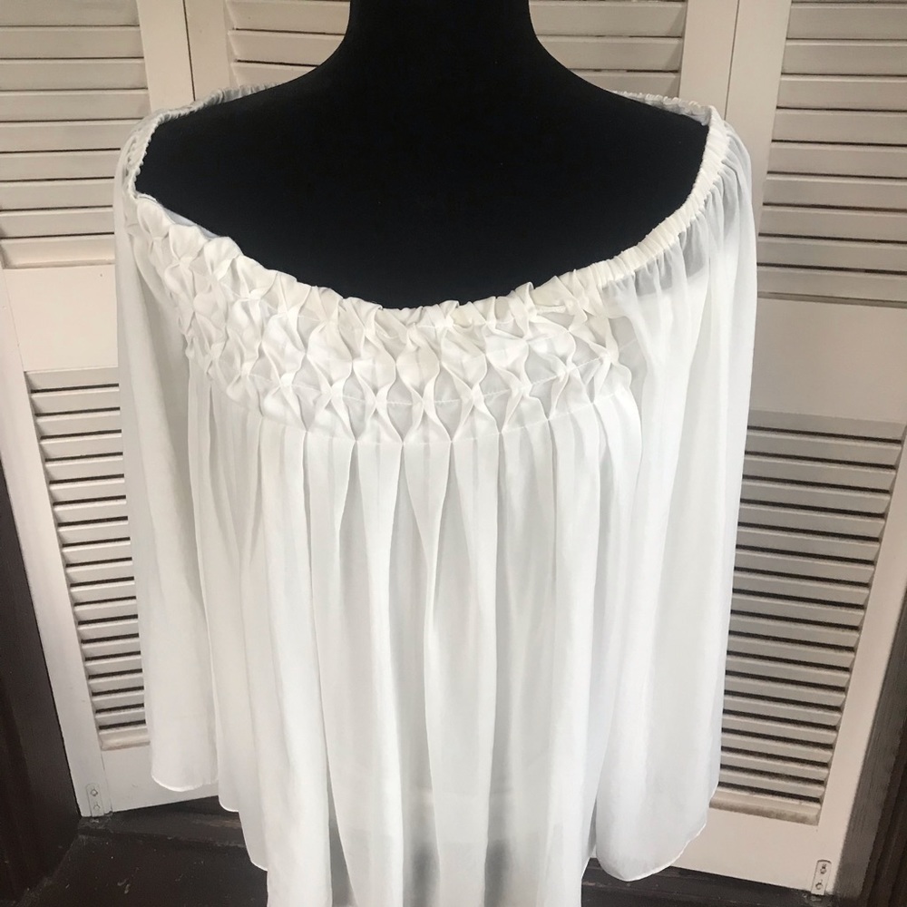 Anthropologie top blouse Bailey 44 off shoulder - Picture 8 of 8